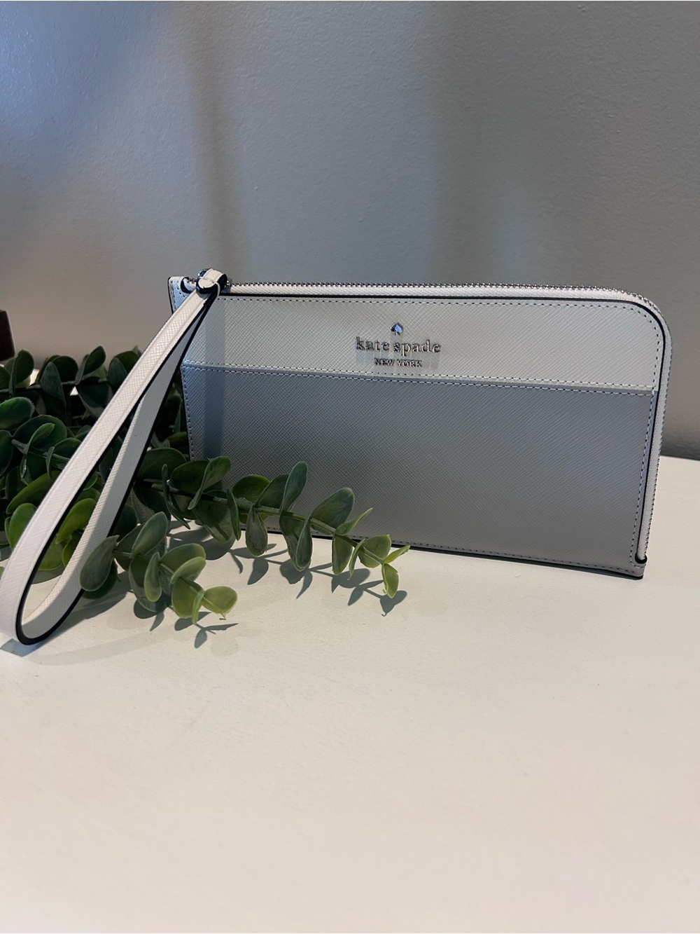 Kate Spade Two-Tone Zip Wristlet